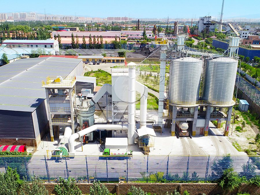 Close-up of advanced lubrication system in vertical grinding mill