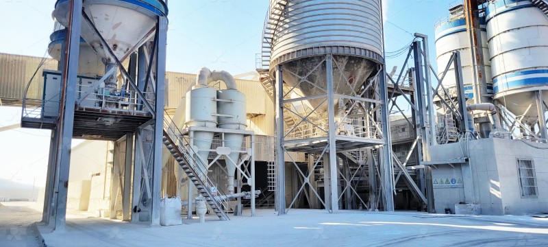 Modern grinding mill installation in Indonesian factory