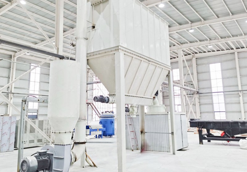 Close-up view of MW Ultrafine Grinding Mill components and construction