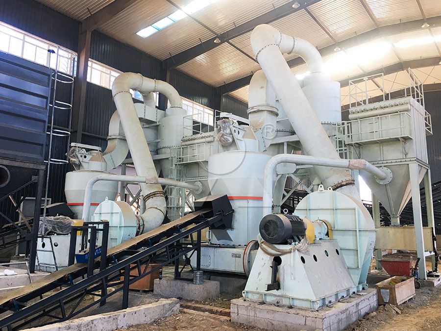 Pile of high-quality fine white limestone powder produced by an efficient grinding mill