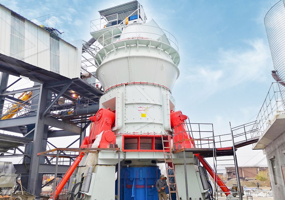 Complete coal grinding plant overview showing equipment layout