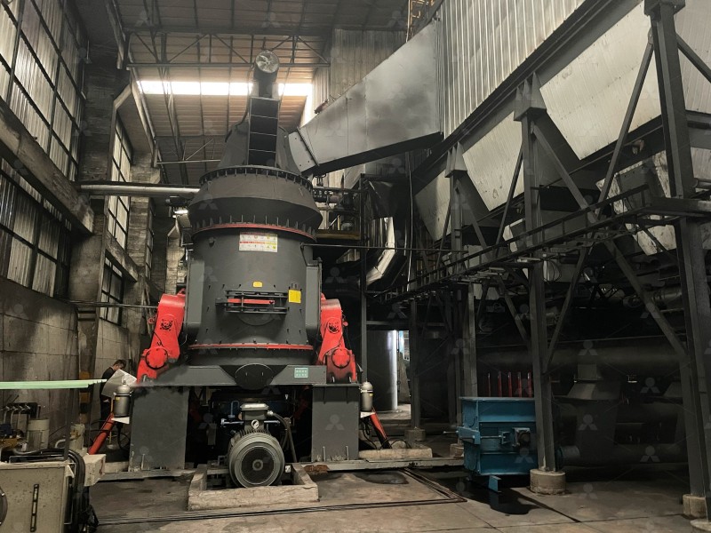 LUM Ultrafine Vertical Grinding Mill operational diagram