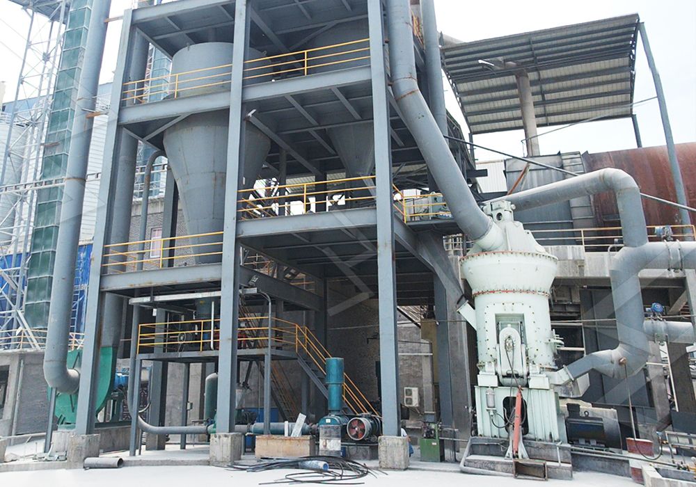 Modern digital control panel for operating a vertical roller mill
