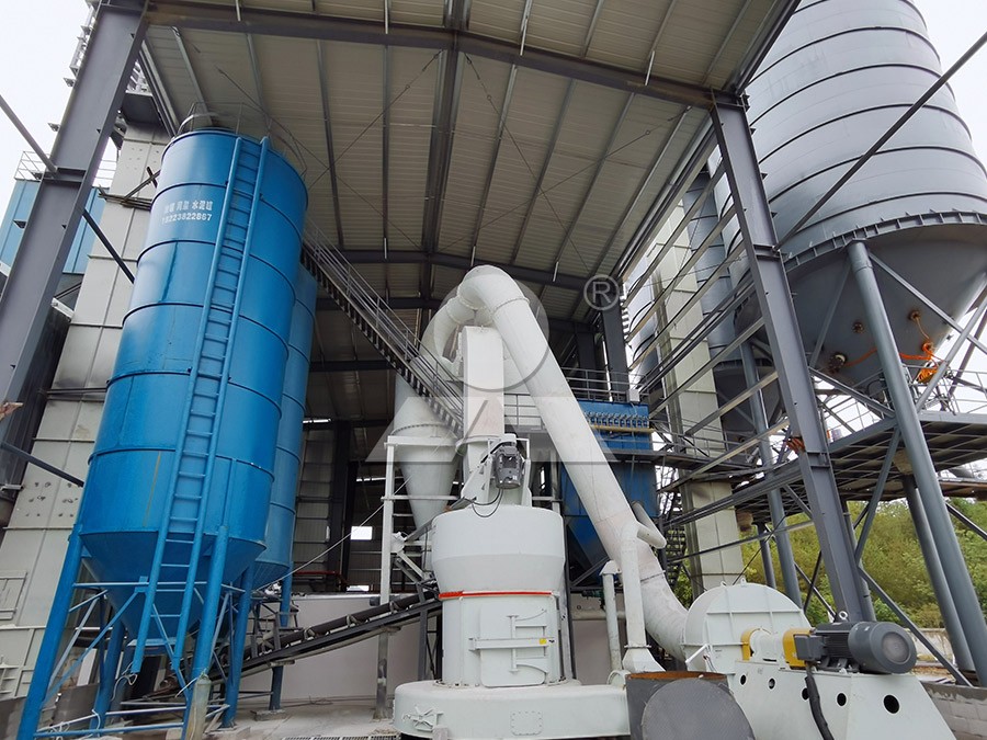 Pulse dust collector attached to the 5R4121 Raymond Mill showing filter bags and air inlet