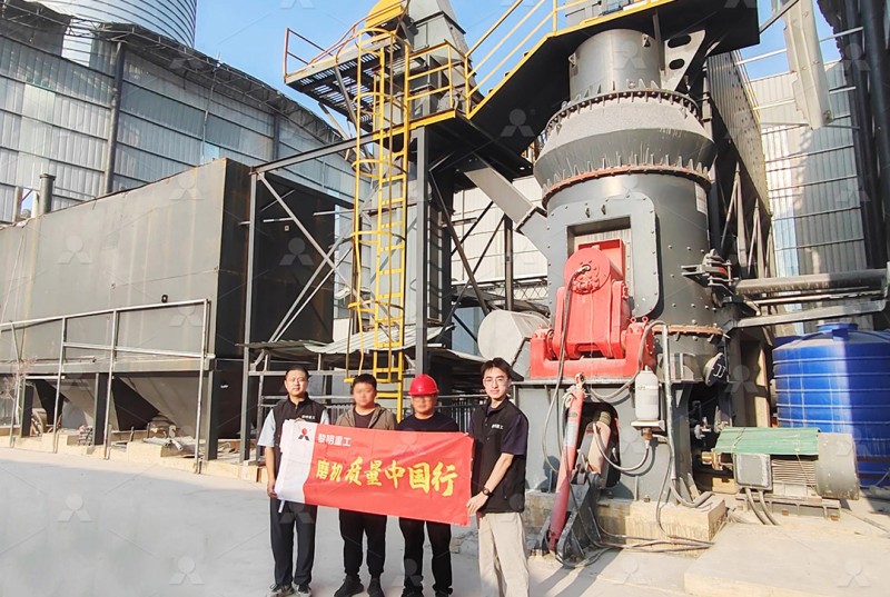Installed LUM Ultrafine Vertical Grinding Mill in a mineral processing plant showing compact layout