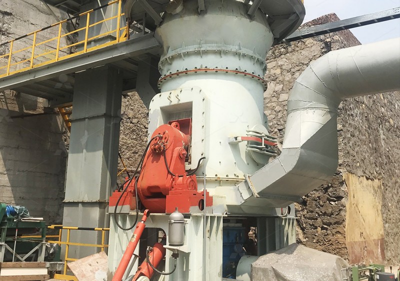 LM Vertical Grinding Mill system layout showing integrated crushing, drying, grinding and classifying stages
